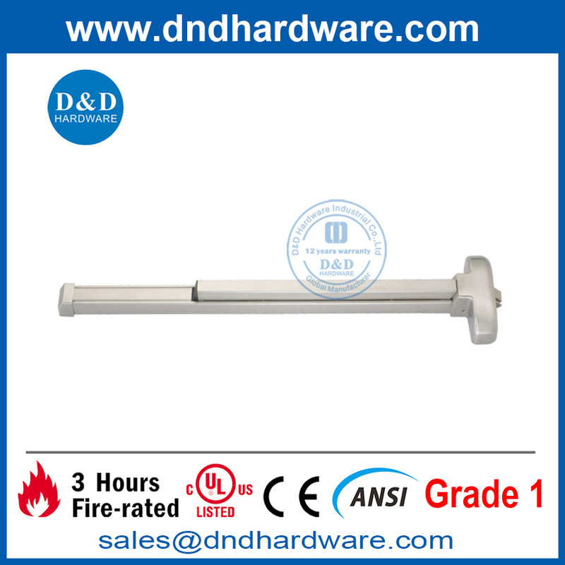 Barra de toque do hardware da porta de incêndio do dispositivo de saída do aro de aço inoxidável -DDPD001