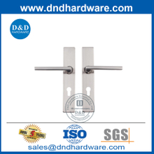 SS304 Maçaneta de canto quadrado na placa traseira para porta interna-DDTP007