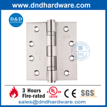Dobradiça da porta à prova de fogo de prata 316 de aço inoxidável listada pela UL-DDSS001-FR-4X3.5X3