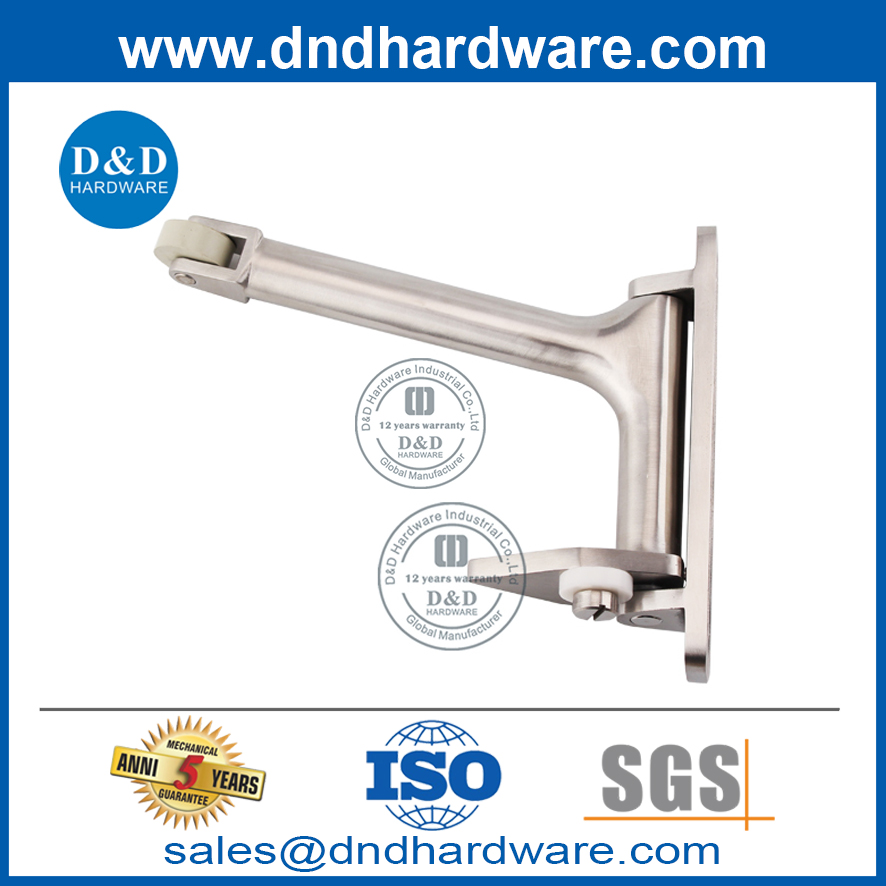 Selector de puerta de metal hueco resistente de acero inoxidable de 7 pulgadas-DDDR001