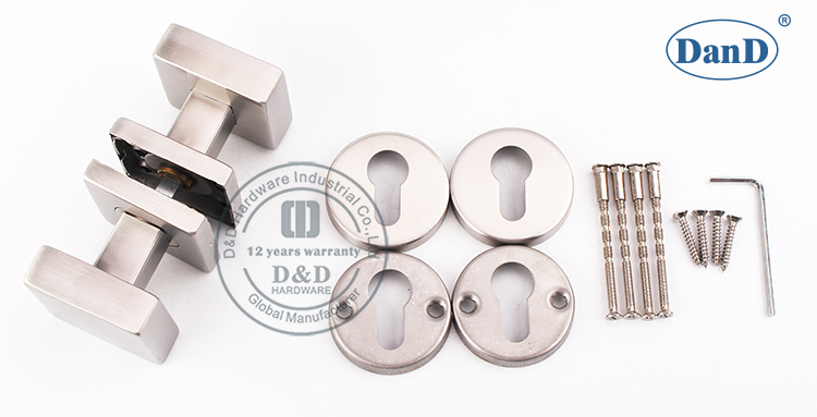 Perangkat keras Knob-D dan D Square Door.