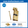 Satin Gold Finish 70 มม. ห้องน้ำยุโรปประตูทองเหลืองล็อคกระบอกสูบ DDLC007