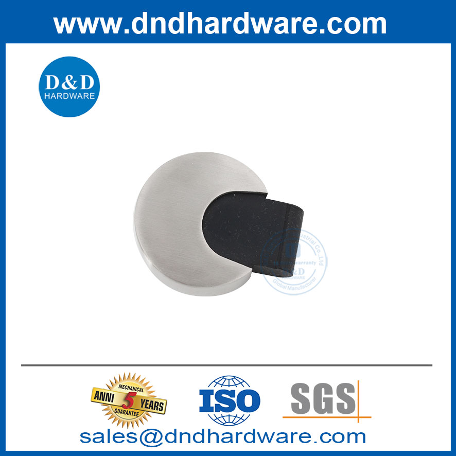 สแตนเลสสตีลห้องน้ำประตูหยุดยางประตูโครเมี่ยมหยุด DDDS043