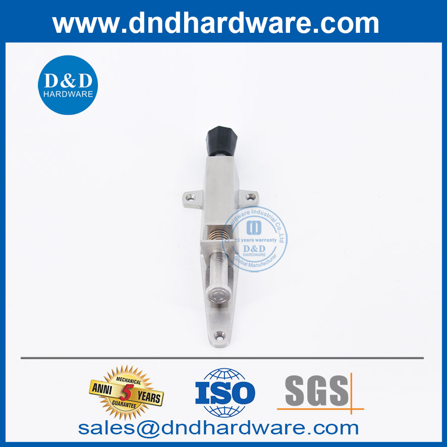 ตัวยึดประตูโลหะผสมสังกะสีฮาร์ดแวร์ใช้เท้าสแตนเลส DDDS053