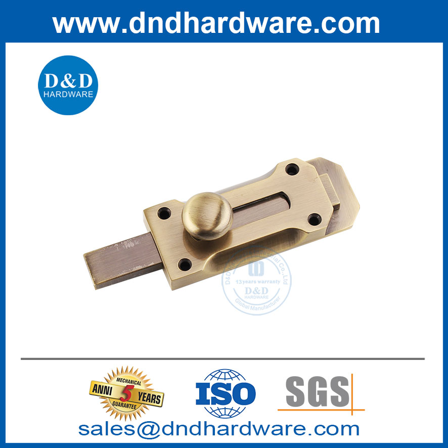 ทองเหลืองทองเหลืองหนักสำหรับการรักษาความปลอดภัยประตูบาร์เรลใน Zinc Alloy-DDDB025