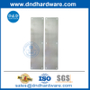 ความปลอดภัยสเตนเลสสตีลจานเตะสำหรับประตูไม้และโลหะ DDKP001