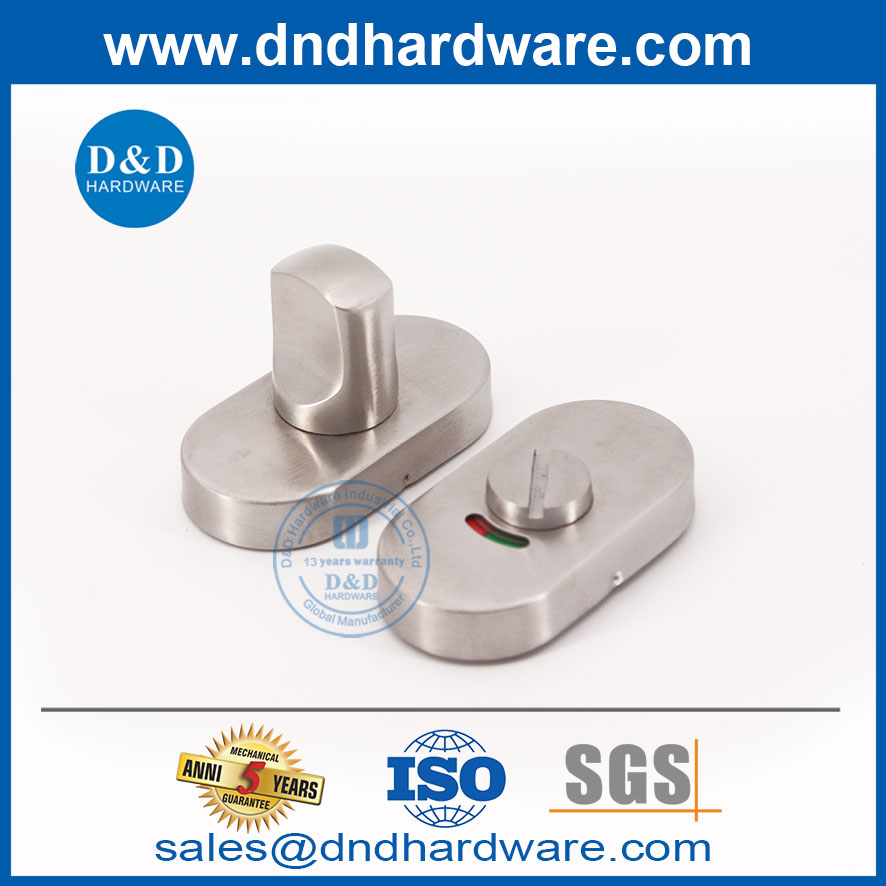SS304 ตลาดห้องน้ำประเภทโอวัลเทิร์นเทิร์นและปล่อยพร้อมตัวบ่งชี้ DDIK010