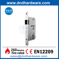 CE Fire Round Round Forend Plate Door Lock พร้อมกุญแจสำหรับ Residential-DDML009R 