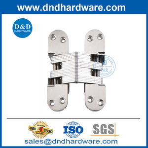 สแตนเลสสตีล/โลหะผสมสังกะสีซ่อนบานพับประตูที่ซ่อนอยู่ DDCH007