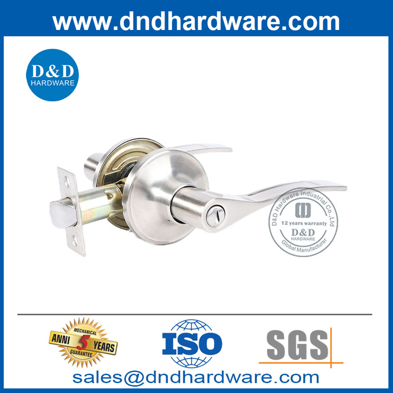 สังกะสีอัลลอยซาตินนิกเกิลนิกเกิลล็อคเซ็ตสำหรับห้องน้ำประตู DDLK016