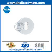 สแตนเลสสตีลประเภททรงกระบอกประตู Escutcheon สำหรับประตูภายนอก DDES006