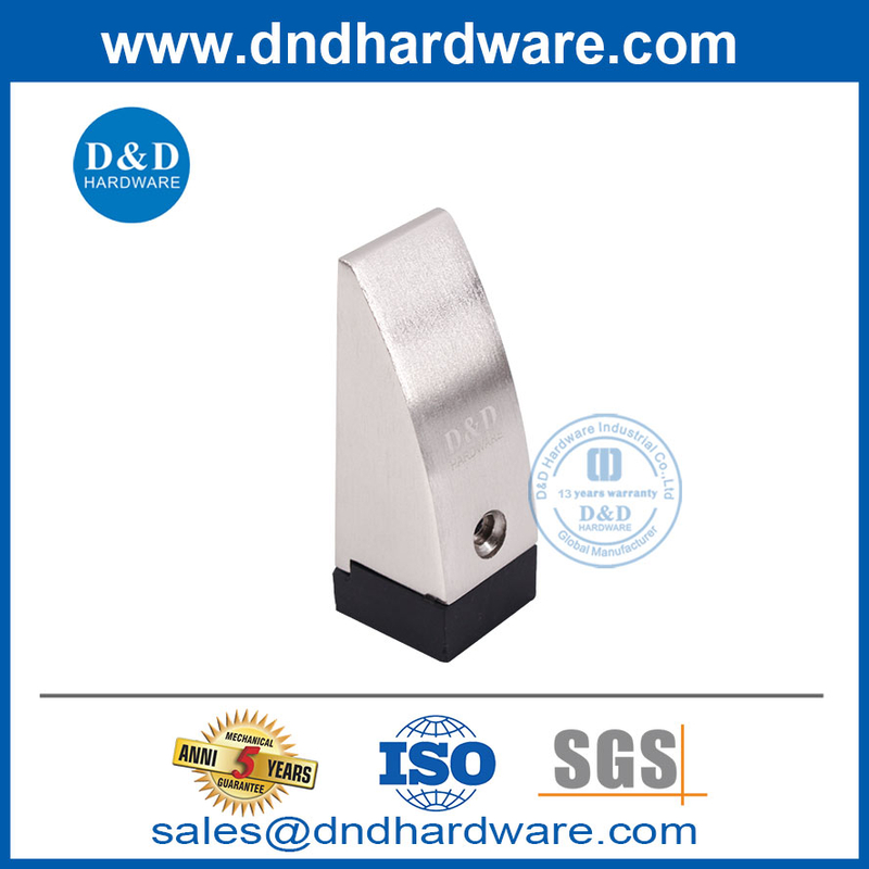 Alloy Alloy Contemporary Rubber Commercial Door Stop-DDDS013
