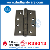 สแตนเลสสตีลสี่ลูกแบริ่งทองเหลืองทองเหลืองบานพับบานพับ UL บานพับ DDSS003-FR-4X3X3