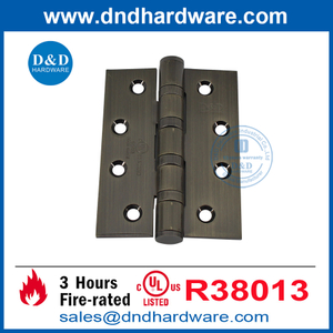ทองเหลืองโบราณสแตนเลส 316 UL Fire ได้รับการจัดอันดับ 4BB บานพับสำหรับ Door-DDSS003-FR-4X3X3