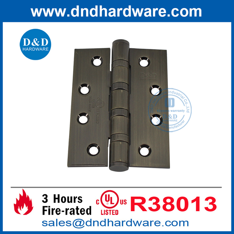 สแตนเลสสตีลสี่ลูกแบริ่งทองเหลืองทองเหลืองบานพับบานพับ UL บานพับ DDSS003-FR-4X3X3