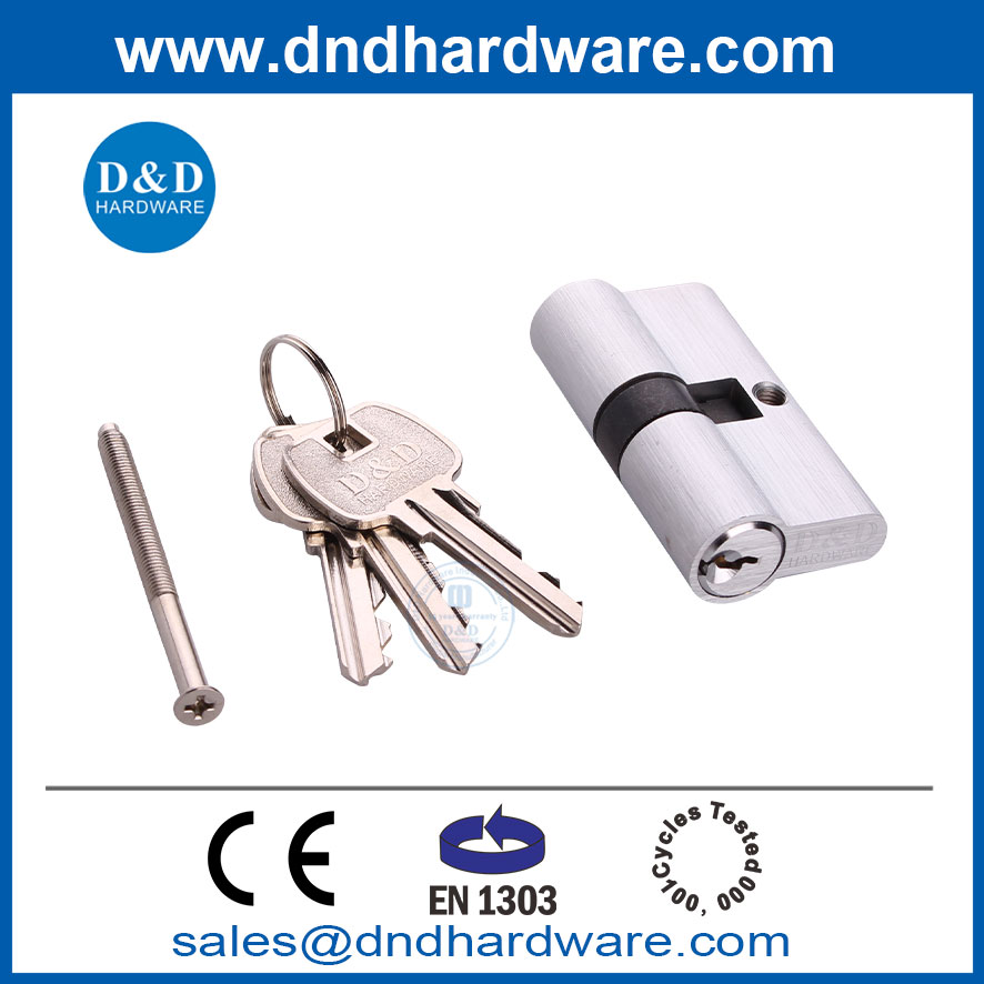 BS EN1303 EURO DOOR SORTISE LOCK CYLINDER สำหรับล็อคประตูทองเหลือง 60MM-DDLC003