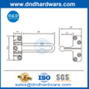 การออกแบบที่ทันสมัย-ทองเหลืองประตูหลักป้องกันโดย Zinc Alloy-DDDG008