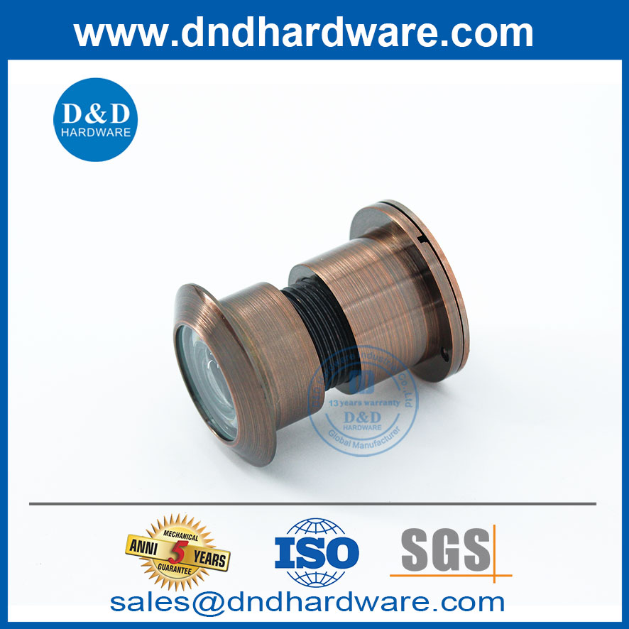 ชุดมุมกว้างทองแดงมุมกว้างทางเข้าประตูตาสำหรับบ้าน DDDV003