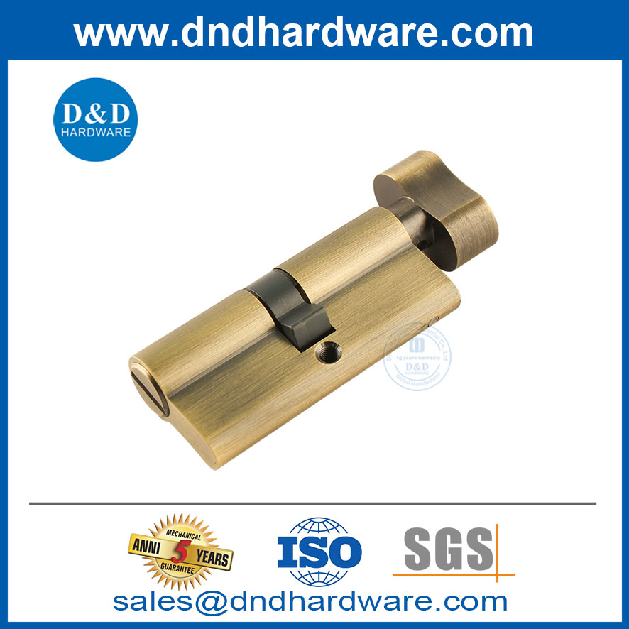 Euro Home High Security Cylinder ประตูห้องน้ำล็อคลูกบิดประตูร่องล็อคกระบอกสูบ DDLC007