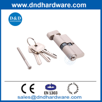 Security Cross Mortise Key EN1303 Single Open Open Brass Mortise Lock Cylinder-DDLC004