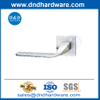 Passagem Maça de porta quadrada aço inoxidável alavanca sólida portas de privacidade Handles-DDSH055