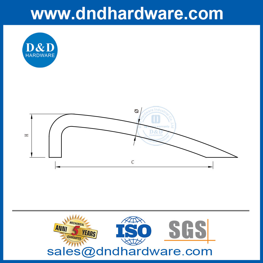 ห้องนอนตู้ห้องนอน t บาร์ห้องครัวลิ้นชักเฟอร์นิเจอร์มือจับ DDFH026