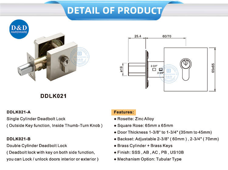 ล็อคประตูเข้าพร้อมกับ Deadbolt