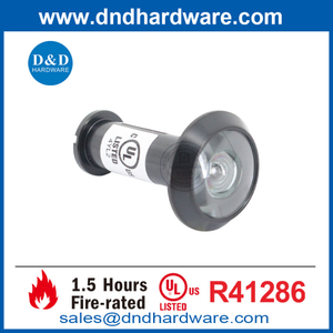 UL 180角黑色玻璃镜头射击门查看器家庭办公室酒店dddv011