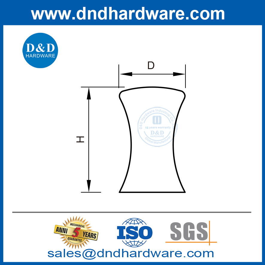 เฟอร์นิเจอร์ที่เหมาะสมผู้ผลิตฮาร์ดแวร์ดึงลิ้นชักตู้ครัวลูกบิด DDFH048