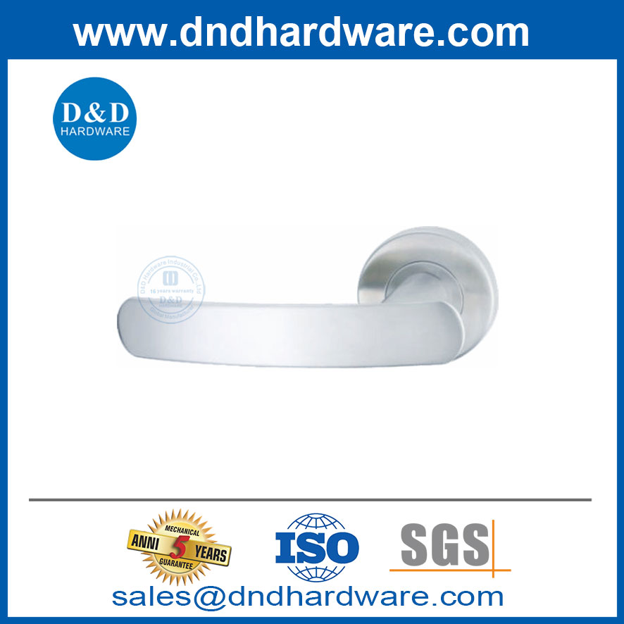 ประตูสแตนเลสสตีลกุหลาบมือจับประตูฮาร์ดแวร์ของฮาร์ดแวร์ Guangdong ที่จับ DDSH010