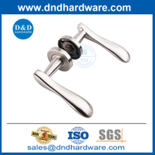 SS304 ที่จับคันโยกประตูห้องนอนขั้นพื้นฐานสำหรับประตูไม้ DDSH014