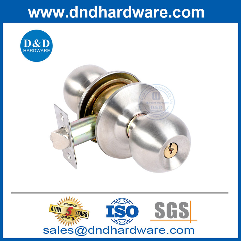 โรงงานจีน Lockset สแตนเลสสตีลประตูเชิงพาณิชย์ Lockset-DDLK001