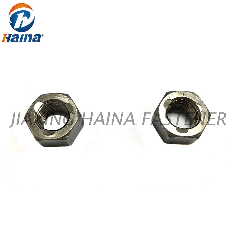 ASTM 1/2' 3/8' 9/16' Gr2 Tuerca de seguridad plana Tuercas de torsión predominantes hexagonales 