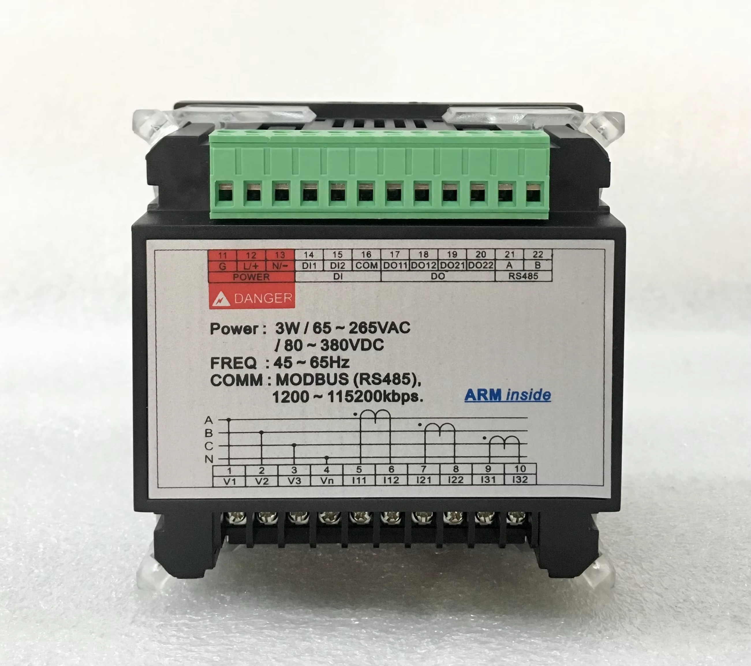 PM835 96*96mm多功能数字板表