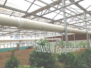 cooling pad+pipeline +air condition unit, for greenhouse 1