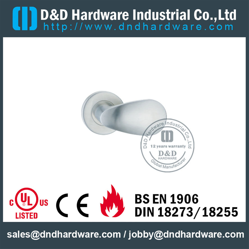 Stainless Steel Padat Internal Door Knob untuk Pintu Kayu dengan Polandia -DDSH038