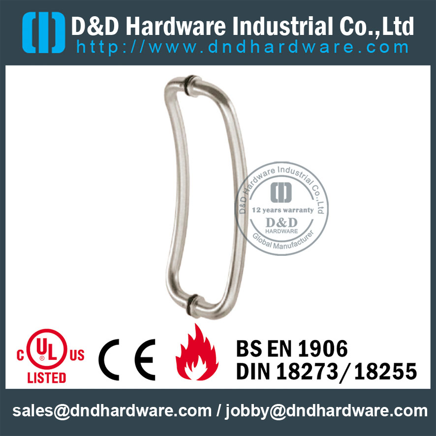 Aço inoxidável 201 Puxador polido Hardware D & D