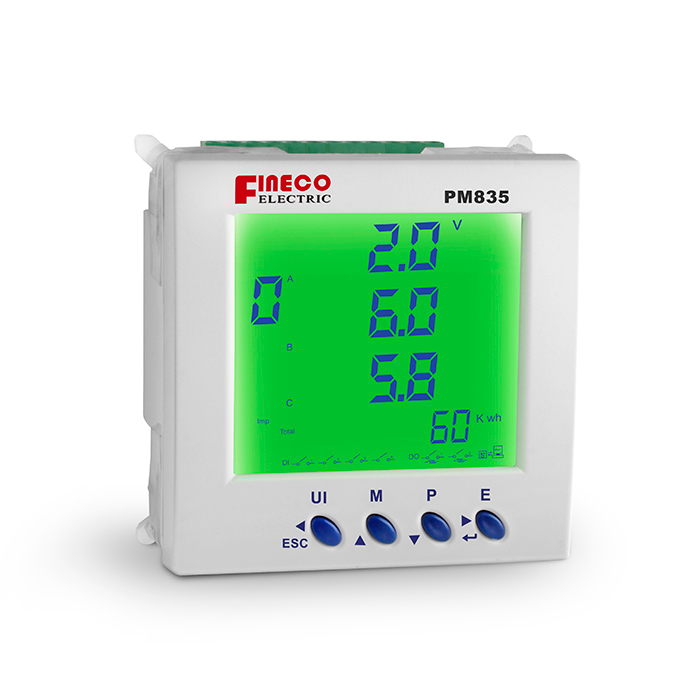 PM835 programmable digital panel meter digit power meter panel panel meter in energy meter