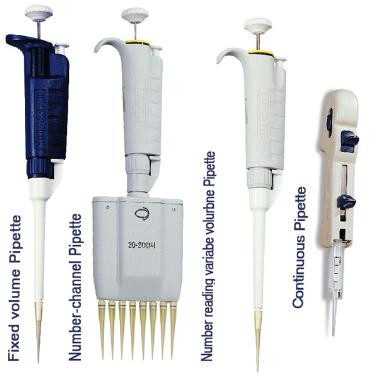 Number Reading Variable Volume Pipette (model L-2001)