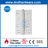 Bisagra de puerta exterior con punta de remache de acero inoxidable de 4 pulgadas-DDSS005