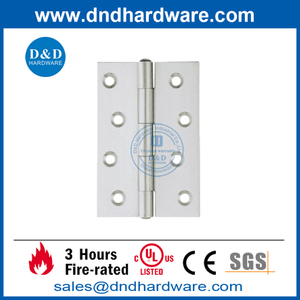 Bisagra de puerta exterior con punta de remache de acero inoxidable de 4 pulgadas-DDSS005
