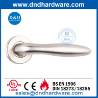 Handle Pintu Tuas Stainless Steel Solid untuk Pintu Tugas Berat-DDSH024