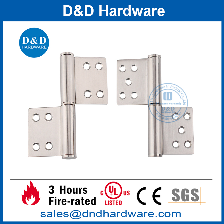 金属製ドア用5インチステンレス鋼304フラグヒンジ-DDSS030-A