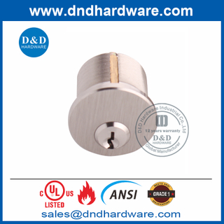 实心黄铜 ANSI 标准万能钥匙榫眼气缸-DDLC011