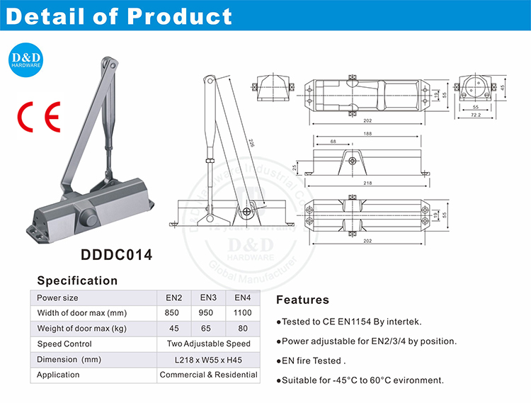 Hardware Closer-DDDC014-D y D