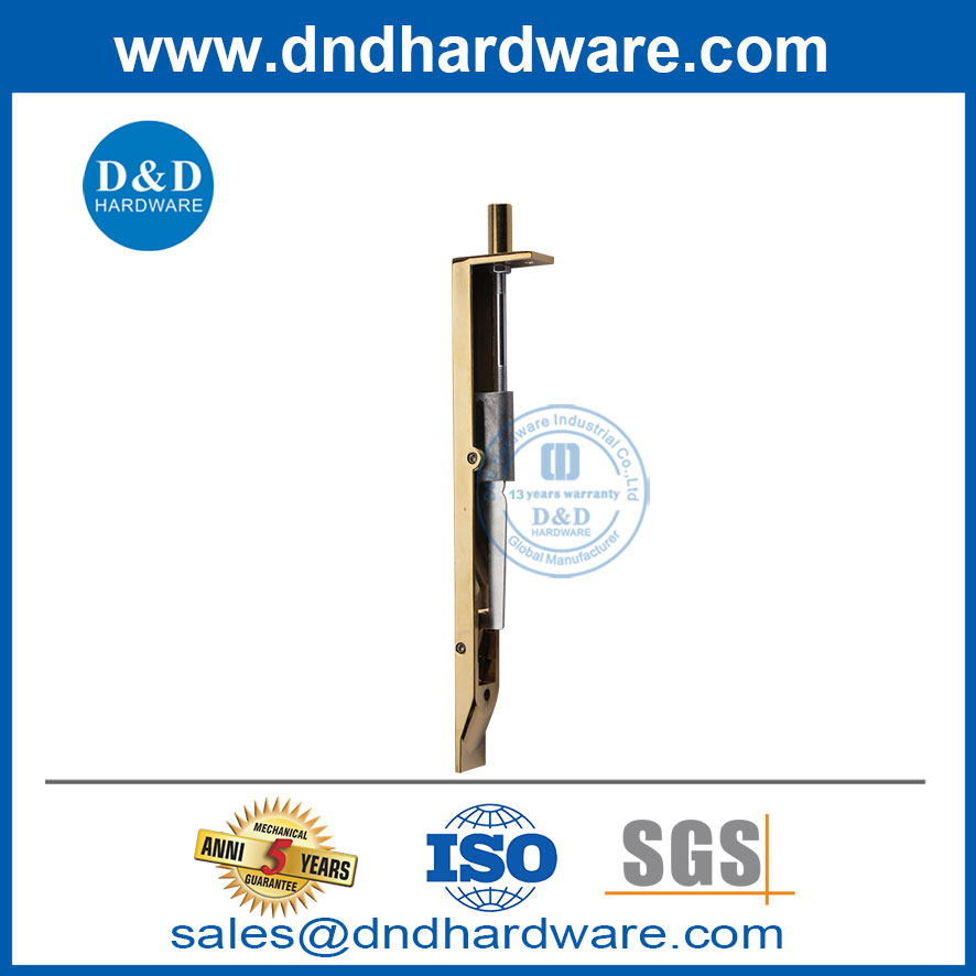 ทองเหลืองขัดเงา 8 นิ้วหล่อ SS304 ความปลอดภัยทองฟลัช BOLT-DDDB001