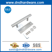 มือจับประตูสแตนเลสสีเงินที่จับประตูโรงนาที่ทันสมัยมือจับ DDBD101