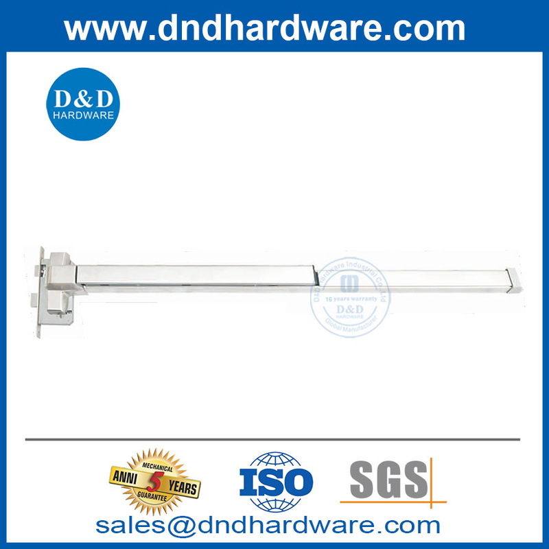 สแตนเลสสตีล CE Mortise Lock Exit Device Device พร้อม Hardware-DDPD038