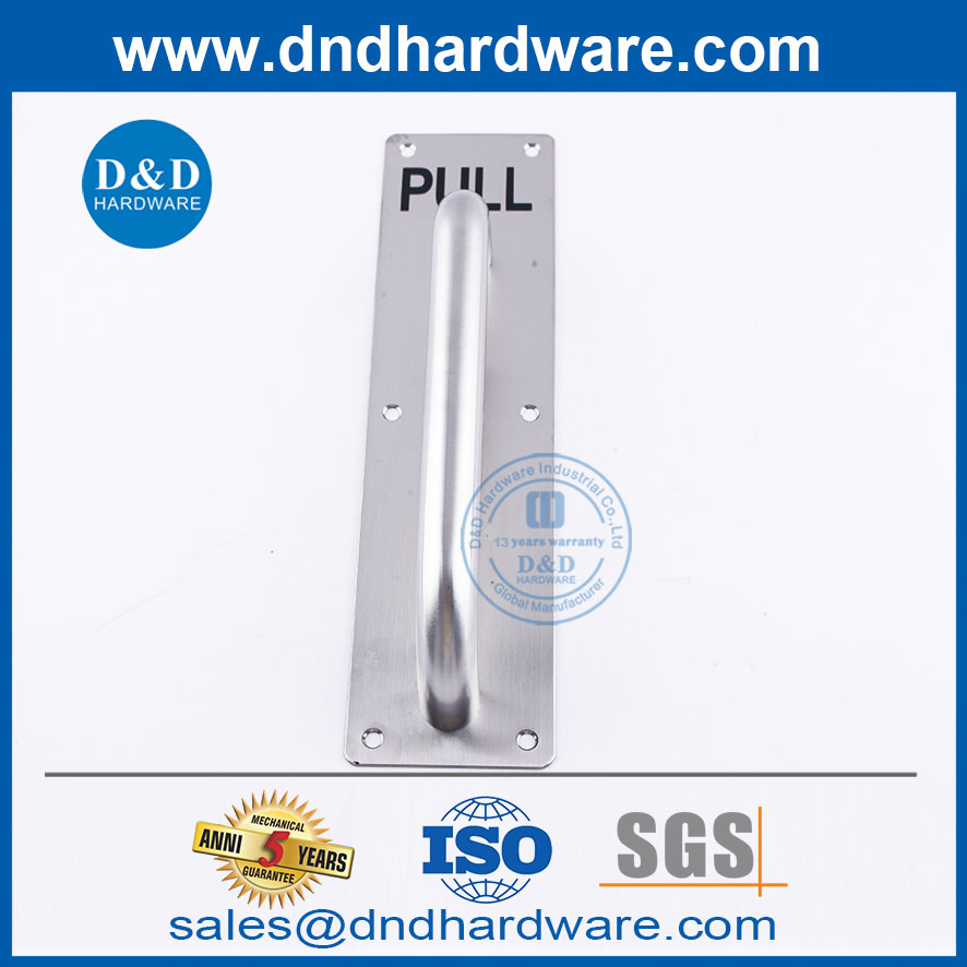 การออกแบบที่ทันสมัยสแตนเลสและแผ่นดึงพร้อมมือจับประตู DDPH023