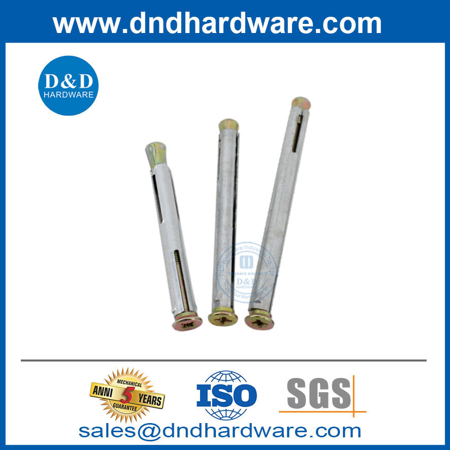 วัสดุเหล็กสลักเกลียว Galvanzing Finish Wall Wall Anchors-DDDA003